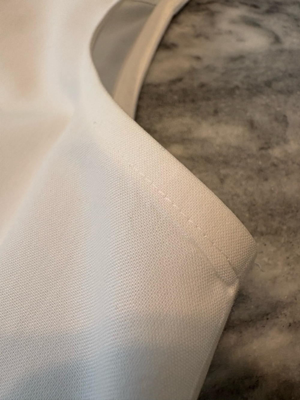 Brooks Brothers White Fitted Non-Iron Stretch Cotton Sleeveless Dress Shirt - Picture 8 of 11